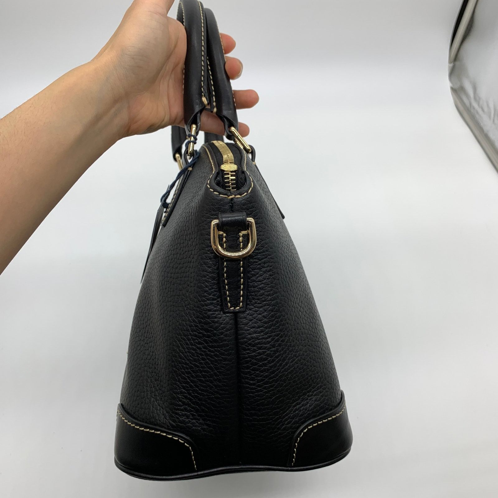 Dooney & Bourke Dooney & Bourke Black Satchel Shoulder Bag with Crossbody Size ONE SIZE - 10 Thumbnail