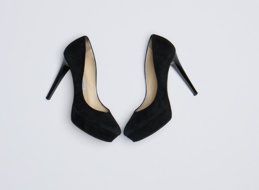 Jimmy Choo Jimmy Choo Sue Black Heel Size US 8 / IT 38 - 1 Thumbnail