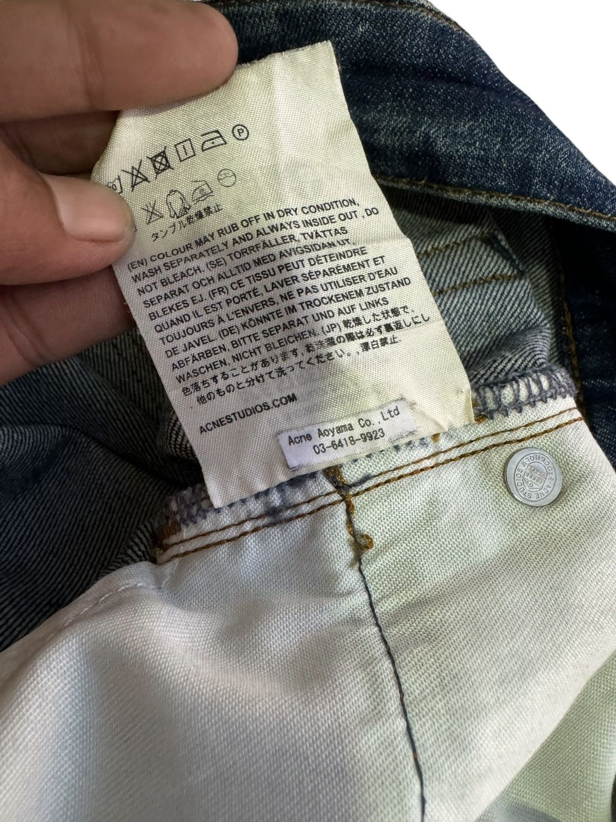 Acne Studios × Designer Vintage Designer Acne Studio Denim Jeans Size US 30 / EU 46 - 9 Thumbnail