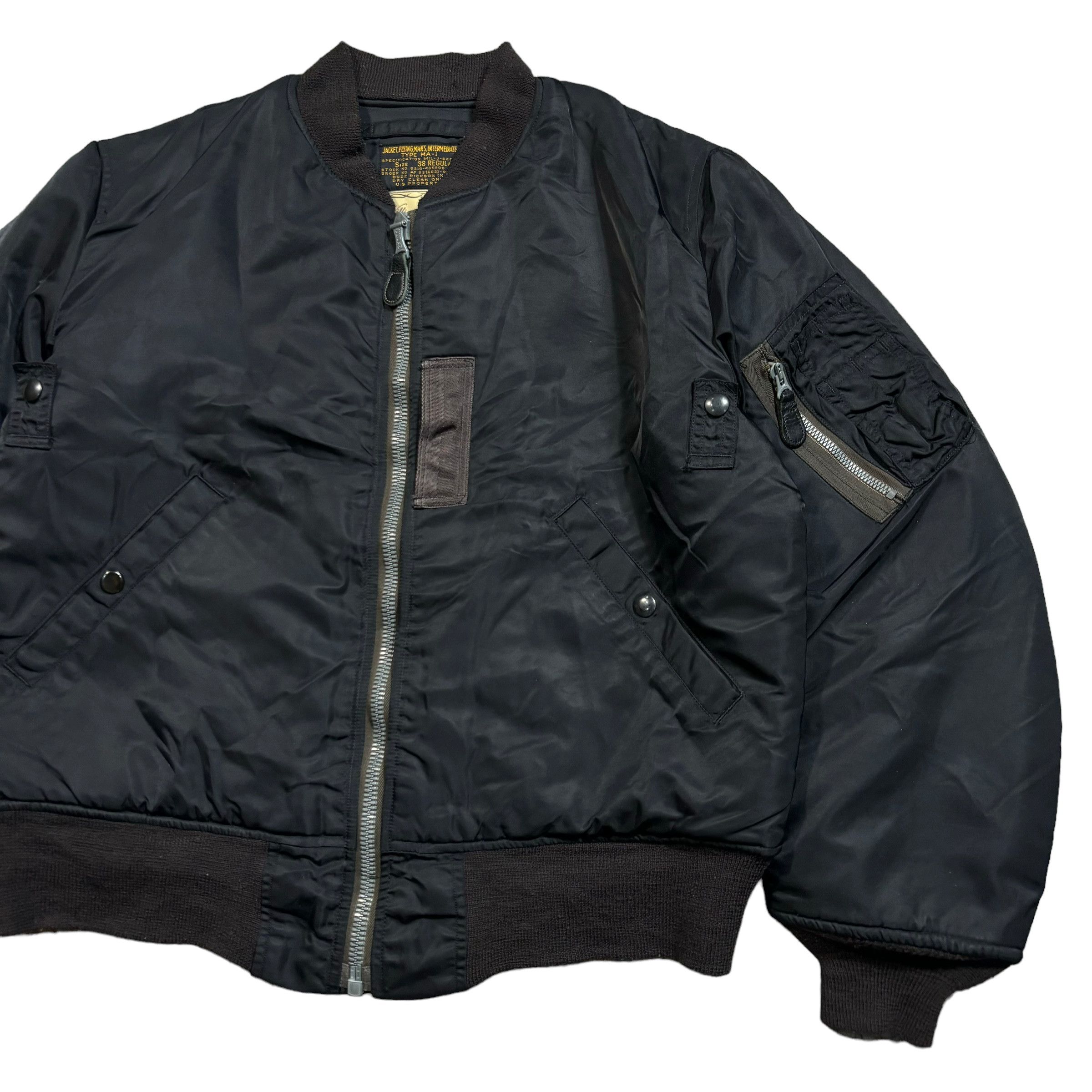 Buzz Rickson's × Toyo Enterprises Buzz Ricksons William Gibson Collection MA-1 Flight Jacket Size US M / EU 48-50 / 2 - 2 Thumbnail