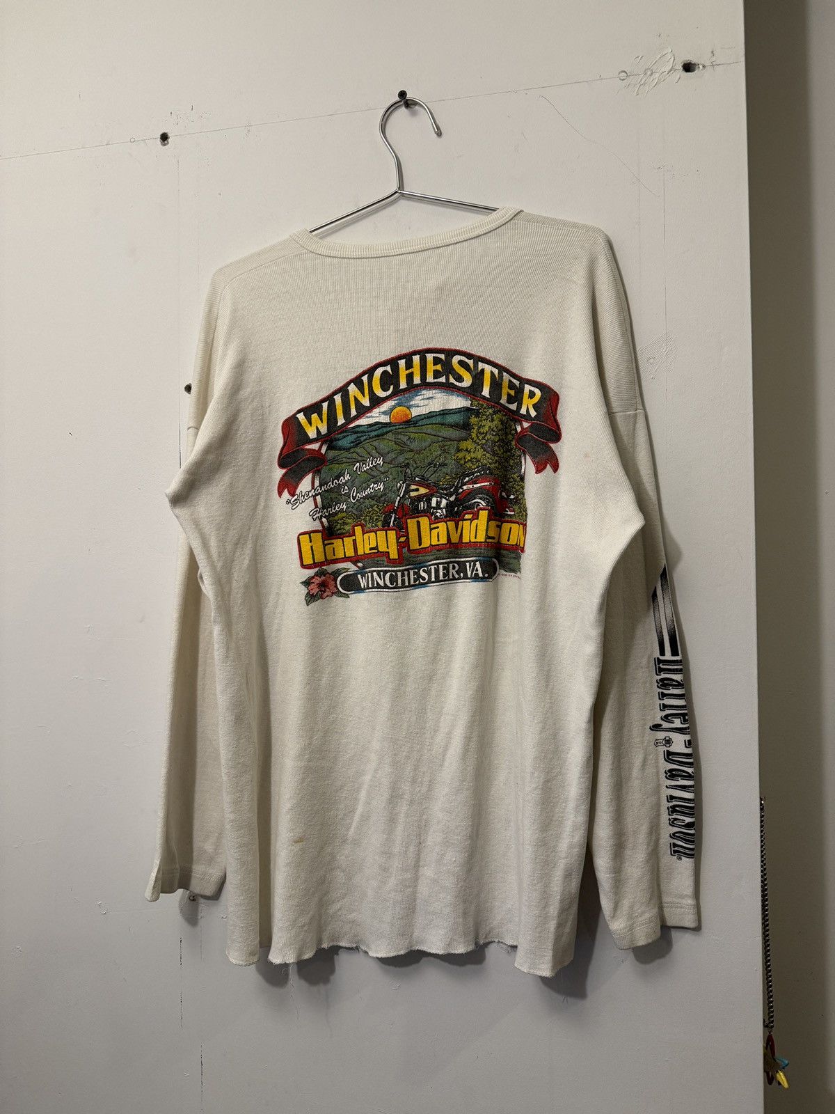 Harley Davidson Thrashed Faded Distressed Harley Shirt ERD Grunge WCC Chrome Size US XXL / EU 58 / 5 - 6 Thumbnail