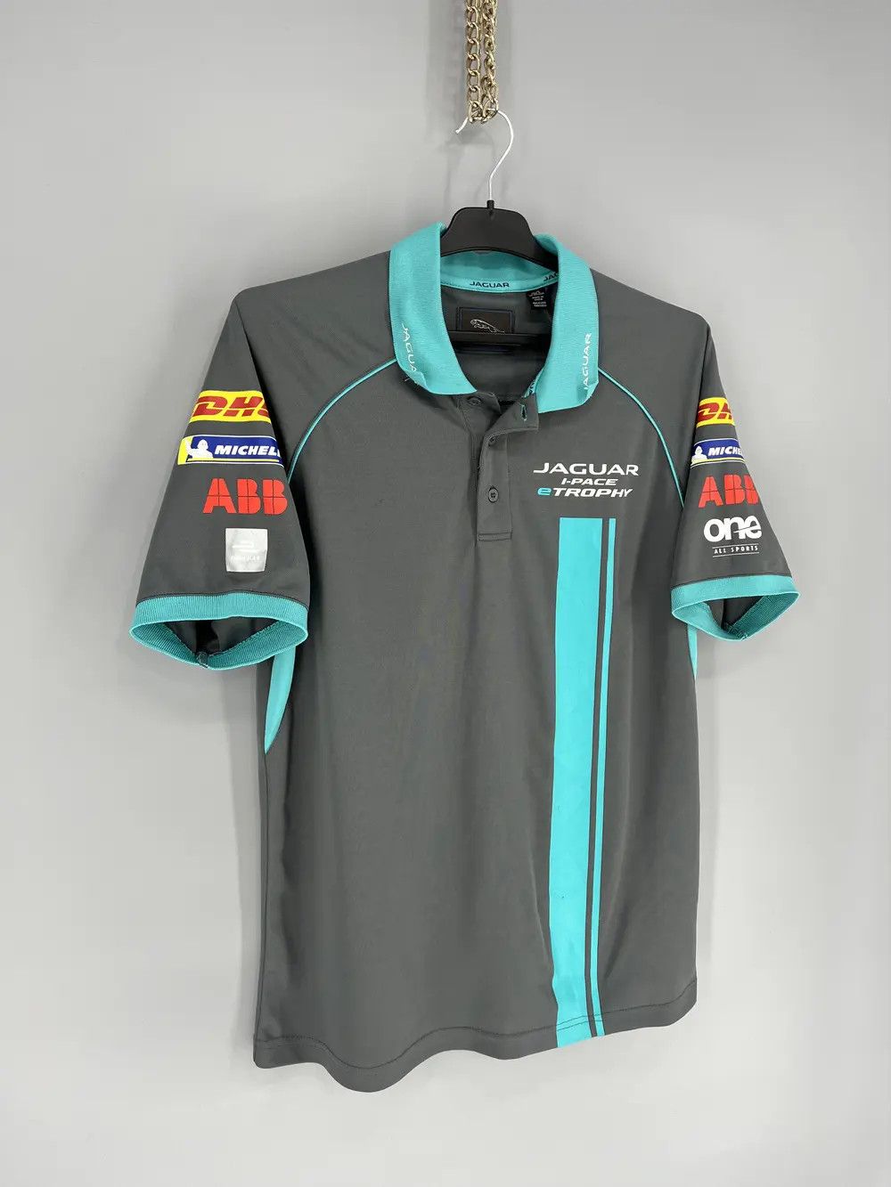 Formula 1 Vintage Jaguar racing I-PACE etrophy formula 1 polo shirt Size US M / EU 48-50 / 2 - 2 Thumbnail