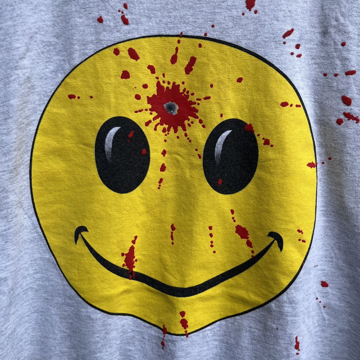 Band Tees Vintage 90s SMILEY Headshot tee grunge art Size US L / EU 52-54 / 3 - 4 Thumbnail