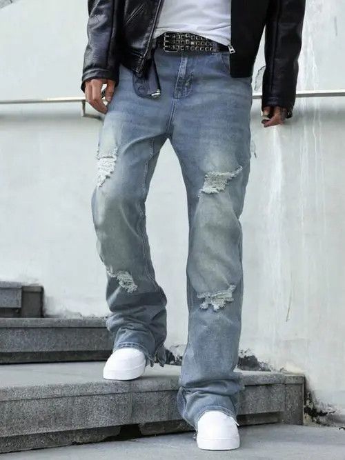 Japanese Brand Asaoka x Anzai Stacked denim jeans DRIP Size US 32 / EU 48 - 5 Thumbnail