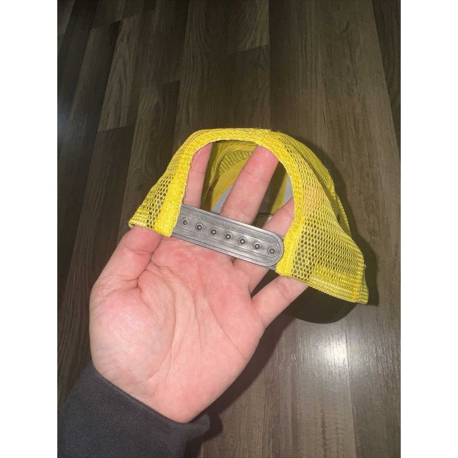 John Deere John Deer Trucker Hat Black And Yellow Adjustable Size ONE SIZE - 3 Thumbnail