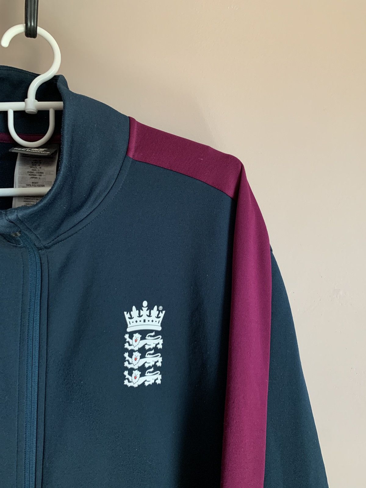 New Balance England Cricket Training Zip Jacket New Balance Size M Size US M / EU 48-50 / 2 - 5 Thumbnail