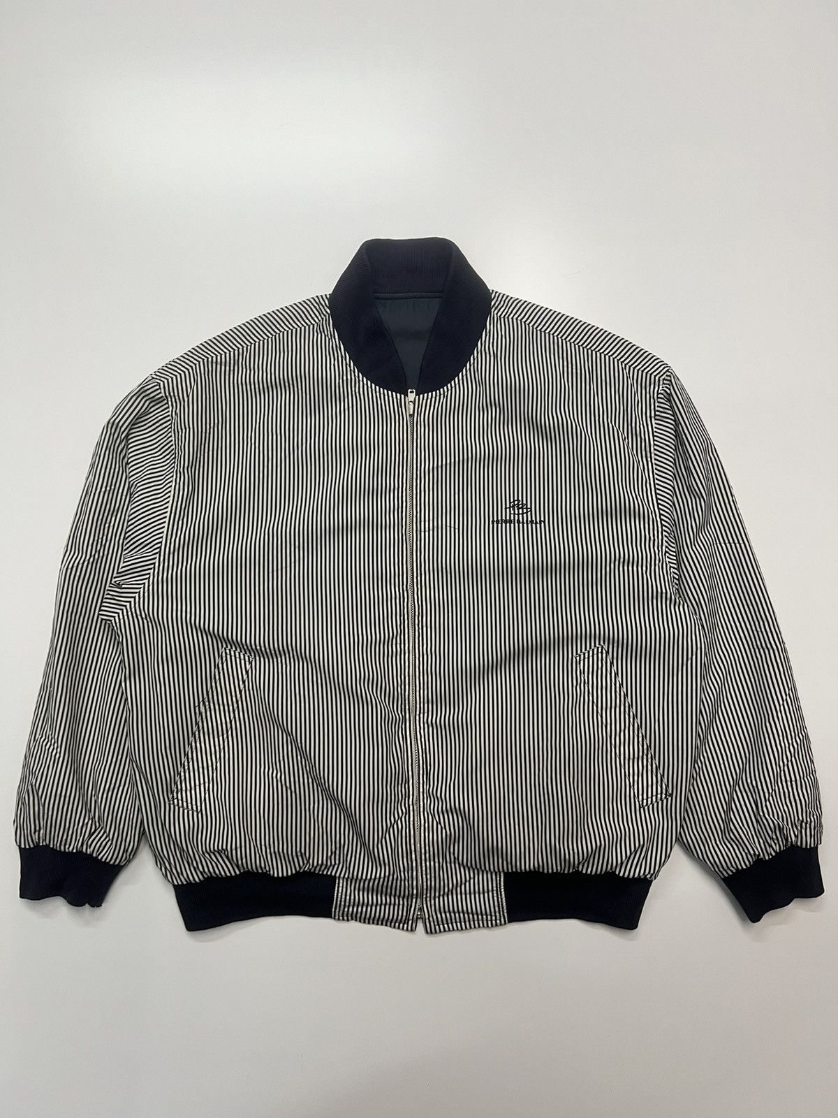 Pierre Balmain 🔥AUTHENTIC PIERRE BALMAIN BOMBER JACKET REVERSIBLE Size US L / EU 52-54 / 3 - 7 Thumbnail