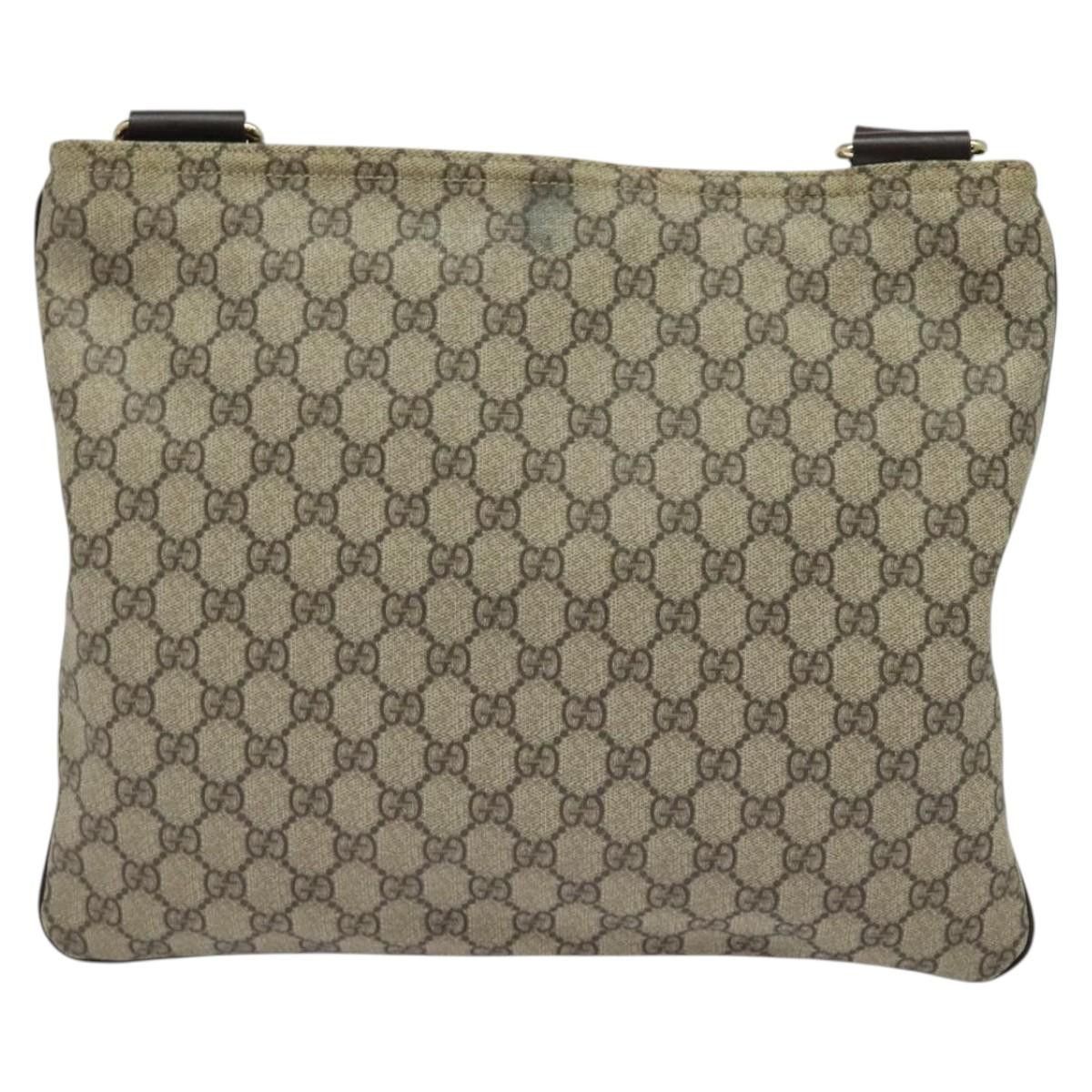 Gucci GUCCI GG Supreme Shoulder Bag Pvc Beige Gold Size ONE SIZE - 3 Thumbnail