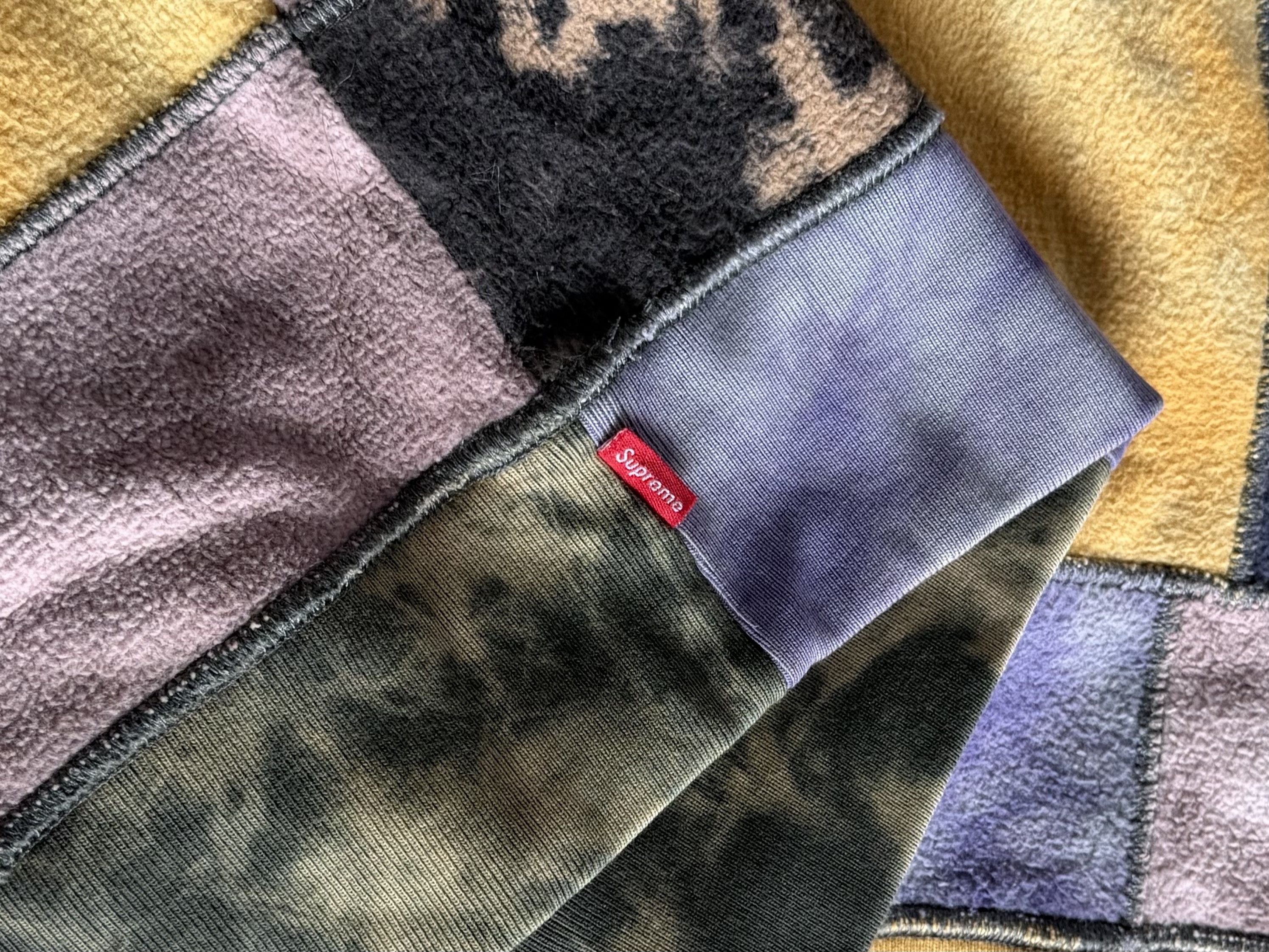 Supreme Supreme Tie Dye Patchwork Hoodie SS19 Size US L / EU 52-54 / 3 - 3 Thumbnail