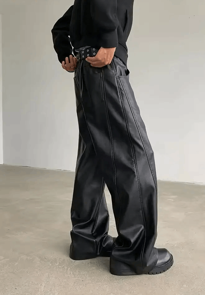 Jean Black Casual Loose-Fit Pants Size US 34 / EU 50 - 2 Thumbnail