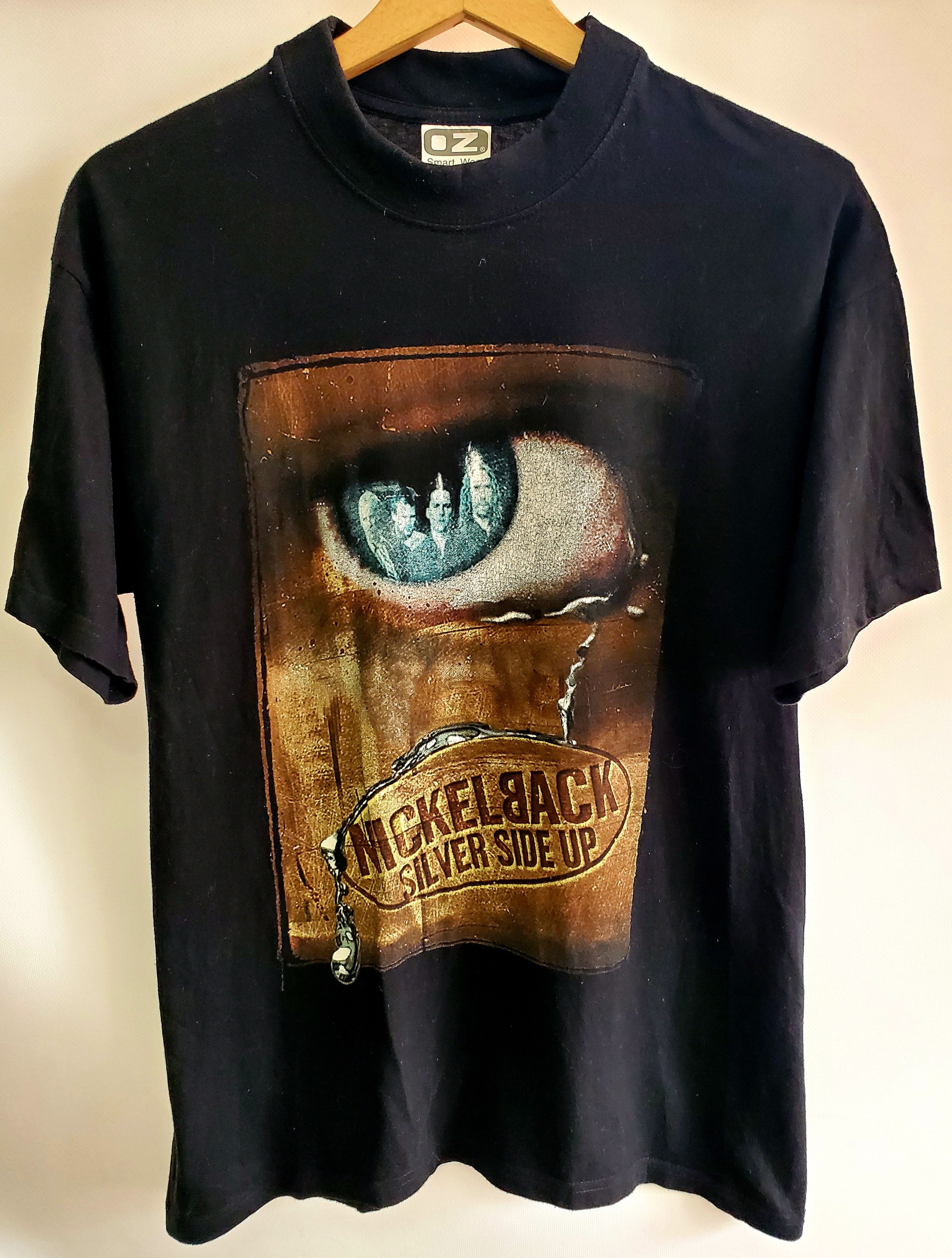 Band Tees × Vintage Vintage Y2K Nickelback Silver Side Up Tshirt size M Size US M / EU 48-50 / 2 - 1 Thumbnail