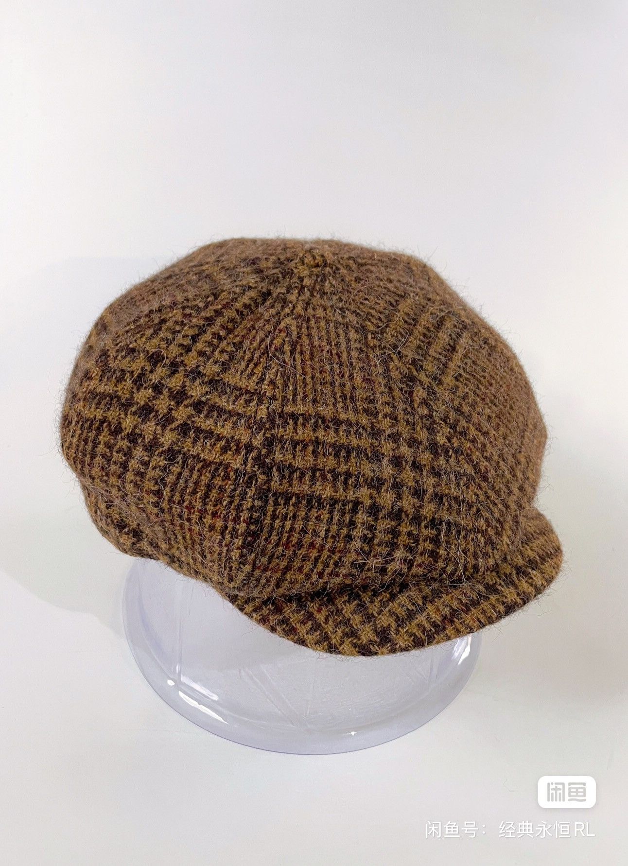 Polo Ralph Lauren Polo Ralph Lauren Wool Tweed Flat Cap Newsboy Cap Peaked Hat Size ONE SIZE - 4 Thumbnail