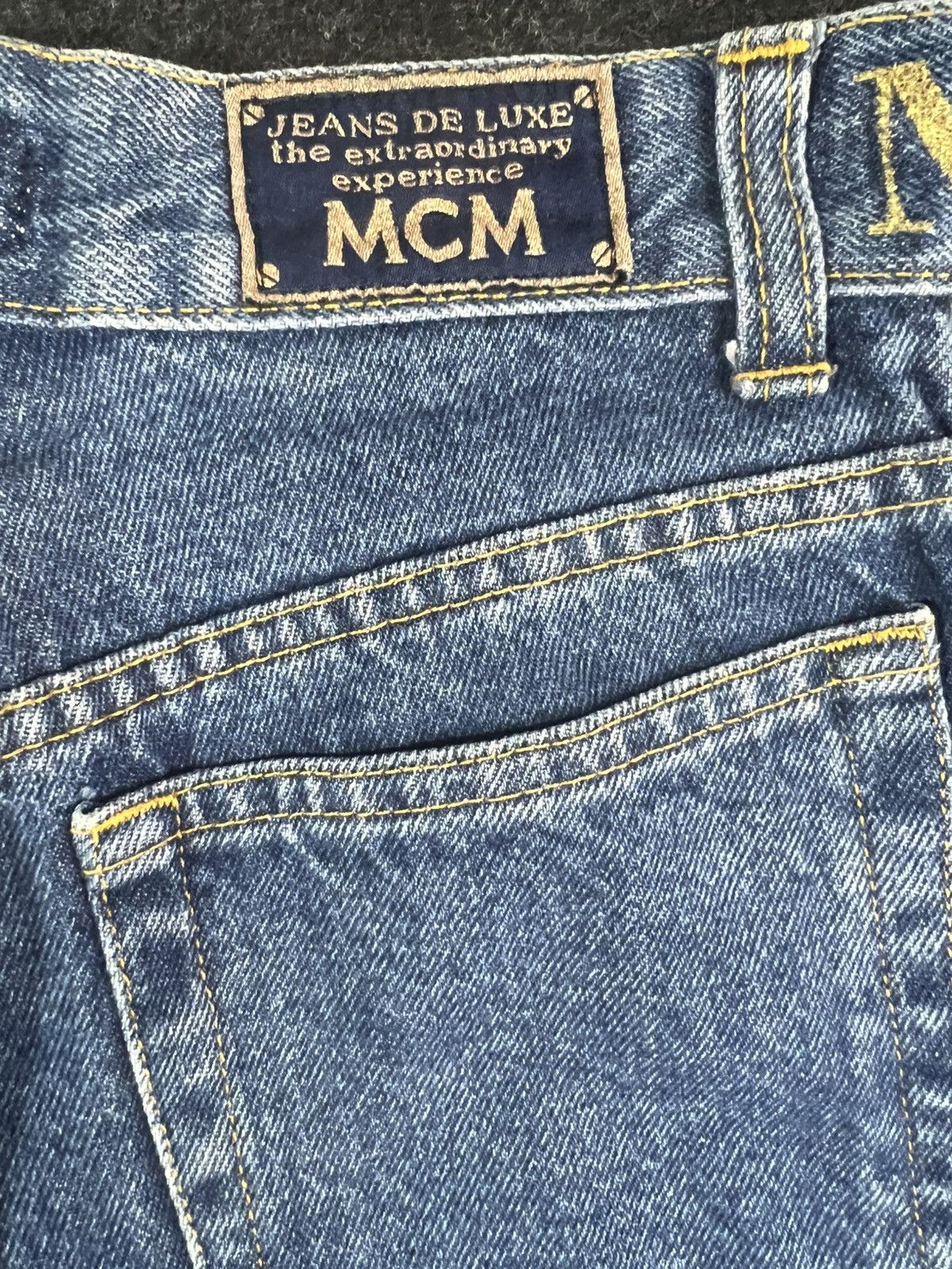 MCM Mcm Straight Jeans Versace Dolce Gabbana Vintage Rare Size US 27 - 5 Thumbnail