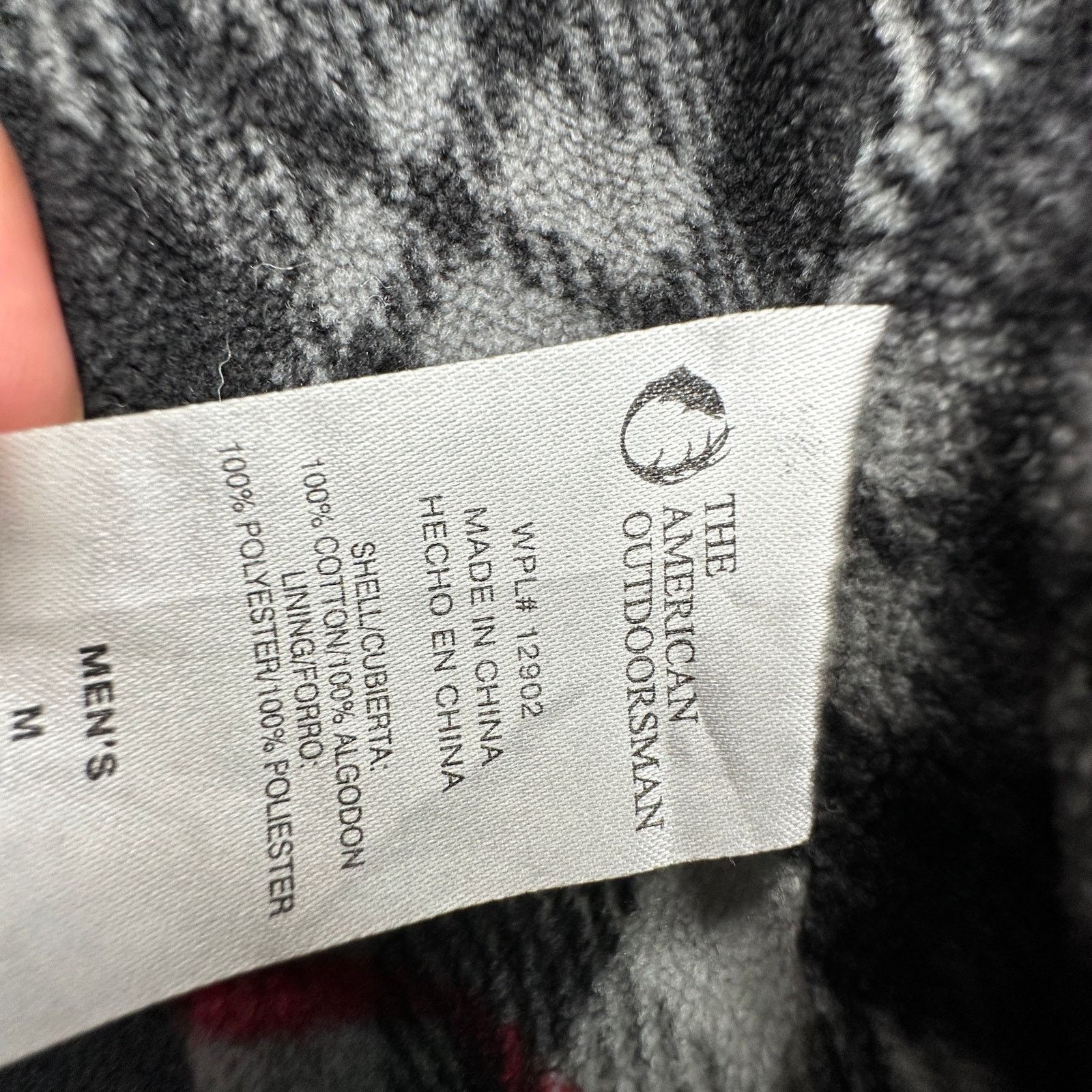 Other American Outdoorsman Canvas Shirt Medium Plaid Fleece Lined Size US M / EU 48-50 / 2 - 11 Thumbnail