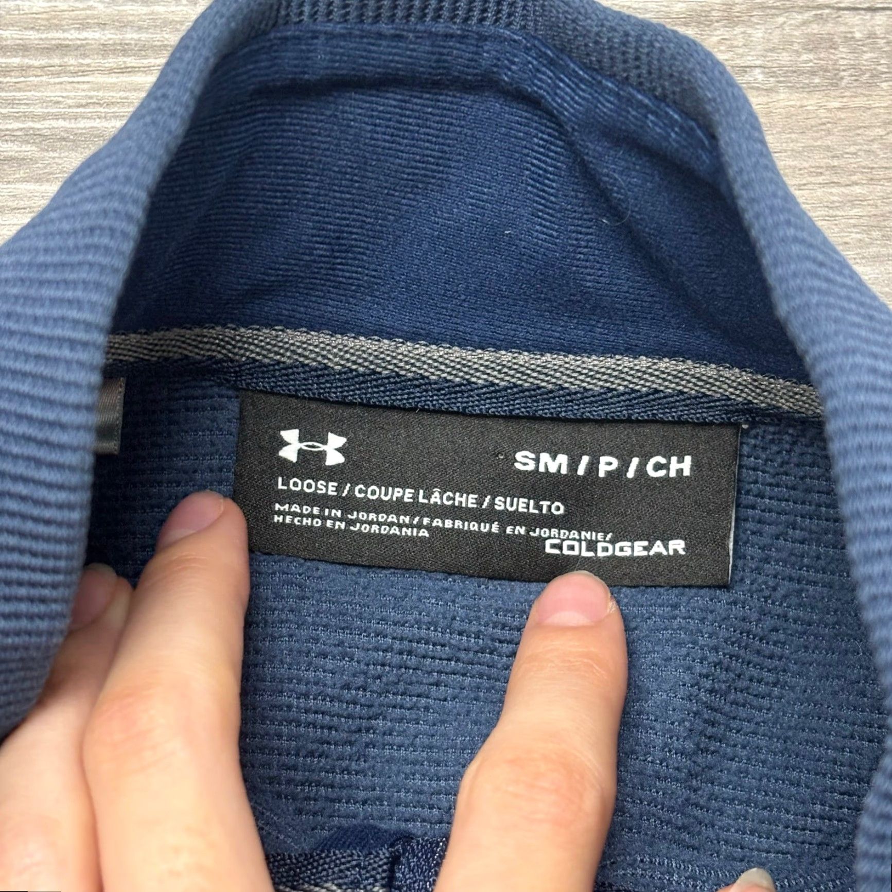 Under Armour VINTAGE Under Armour Storm Coldgear Blue Mens S Jacket Size US S / EU 44-46 / 1 - 4 Thumbnail
