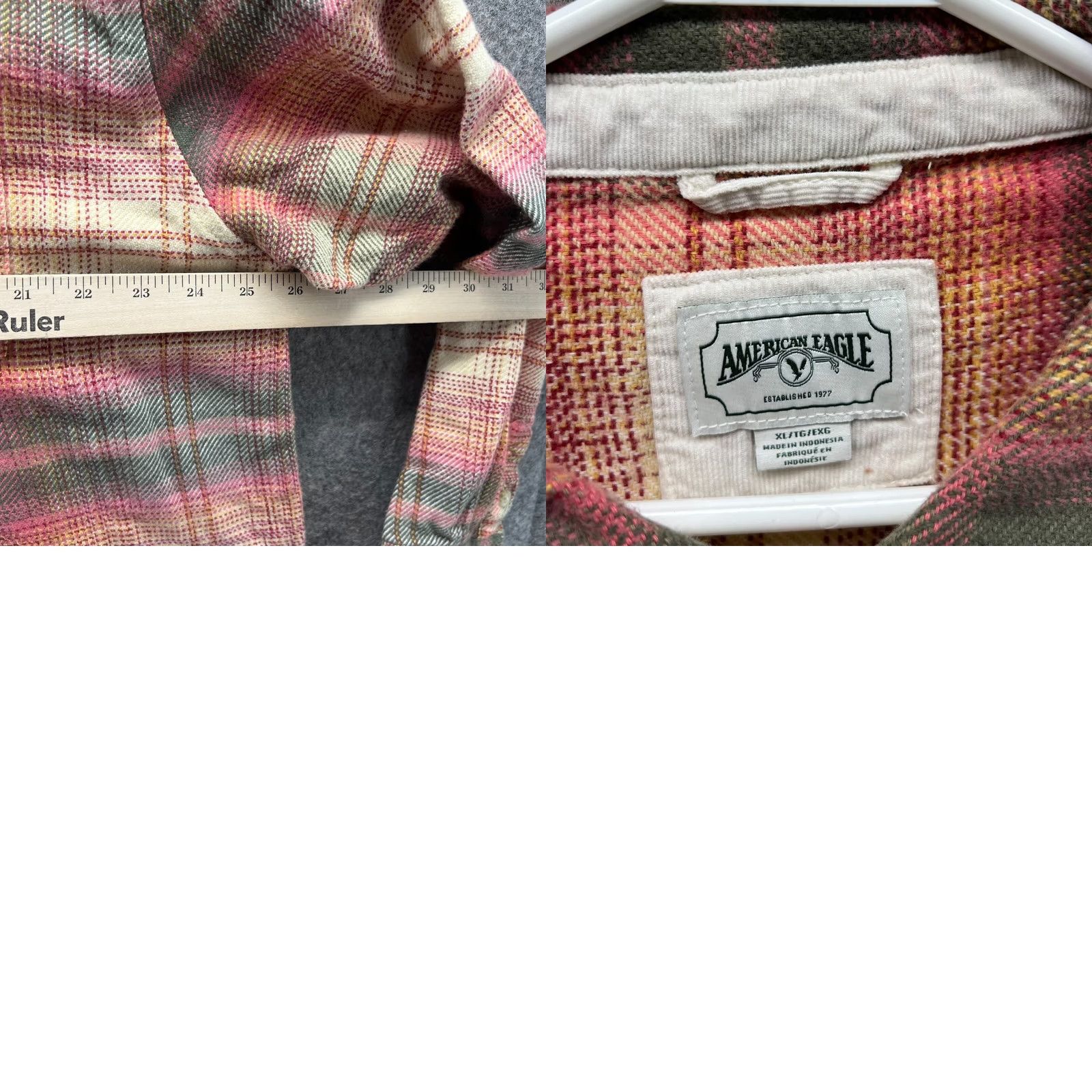 American Eagle Outfitters American Eagle Shirt Extra Large Casual Plaid Preppy Vintage Men XL Size US XL / EU 56 / 4 - 9 Thumbnail
