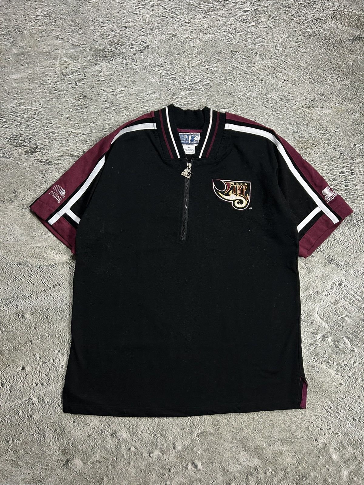 NFL × Starter × Vintage NFL Rhein Fire starter vintage Jersey halfzip World League Size US XL / EU 56 / 4 - 1 Thumbnail