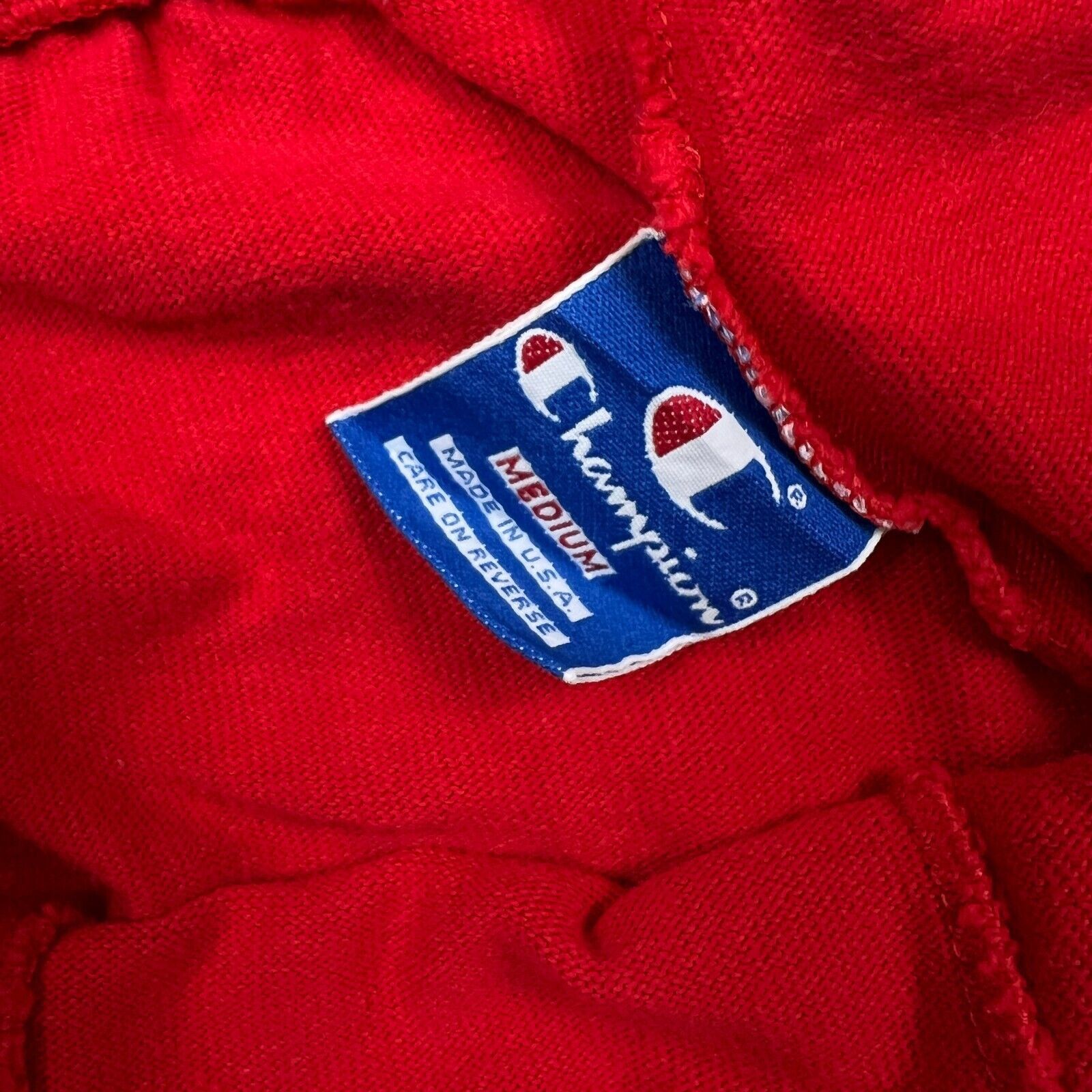 Champion × Vintage 90s Champion Shorts Medium Script Pocketed USA Fleece Gym Size US 32 / EU 48 - 5 Thumbnail