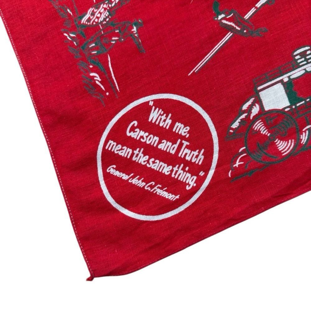 Vintage Vintage 1950s Kit Carson Coca-Cola Bandana, Bill Williams; W Size ONE SIZE - 3 Thumbnail
