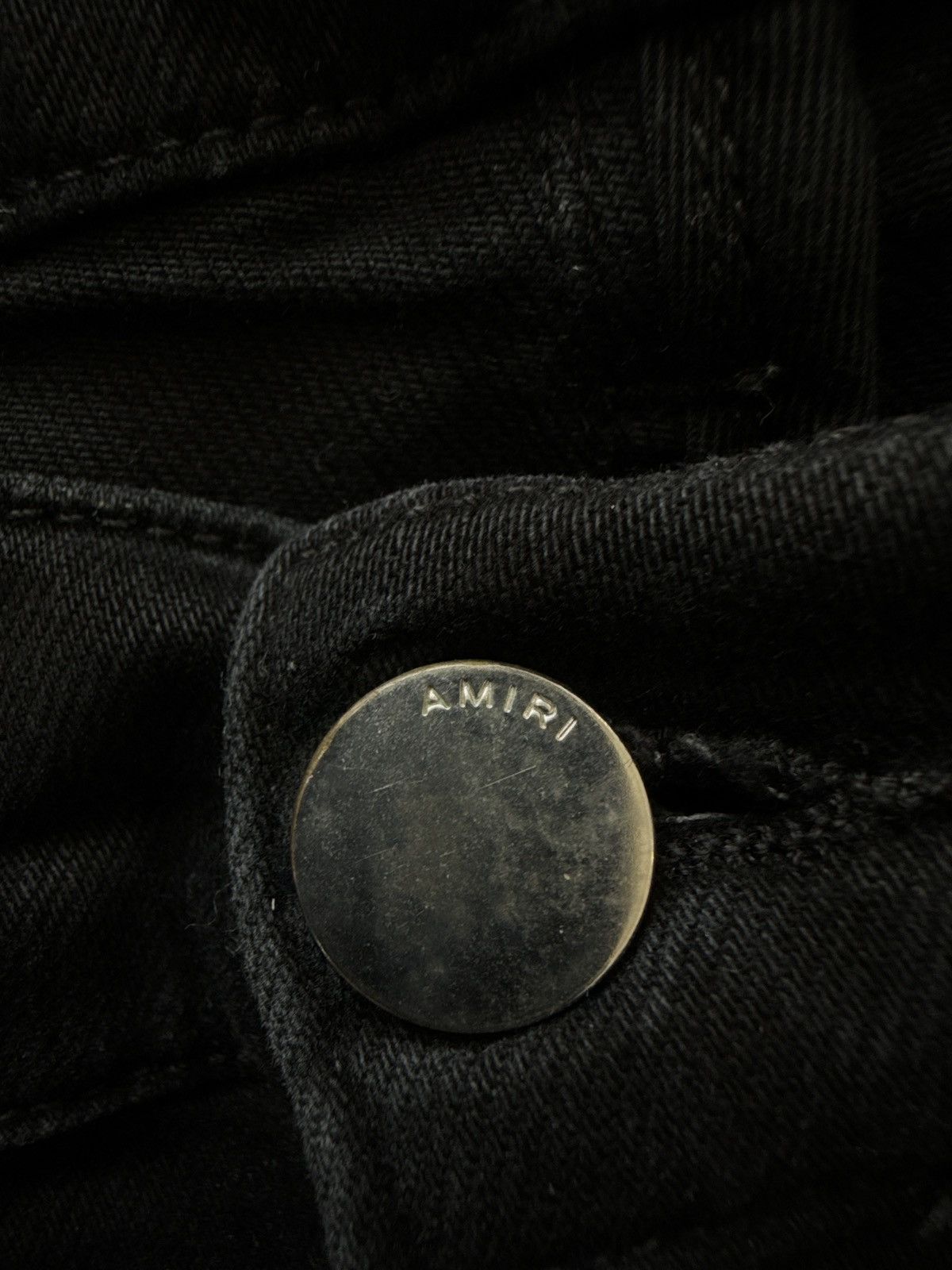 Amiri Amiri Black Washed Jeans Size US 33 - 8 Thumbnail