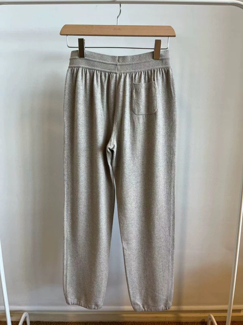 Loro Piana LORO PIANA Lady grey cashmere pants, 100% baby cashmere Size 26" / US 2 / IT 38 - 2 Thumbnail