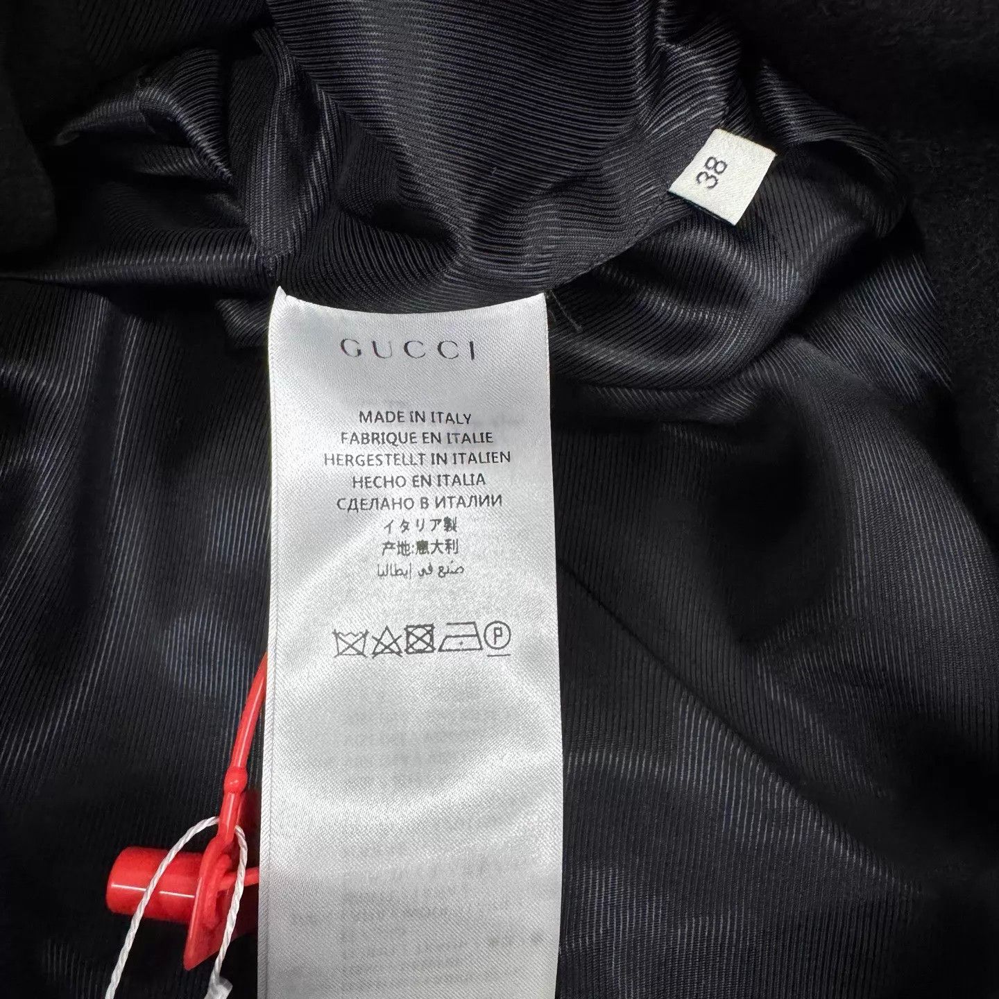 Gucci Gucci Black Horsebit Double Gold Button Coat Size XS / US 0-2 / IT 36-38 - 6 Thumbnail