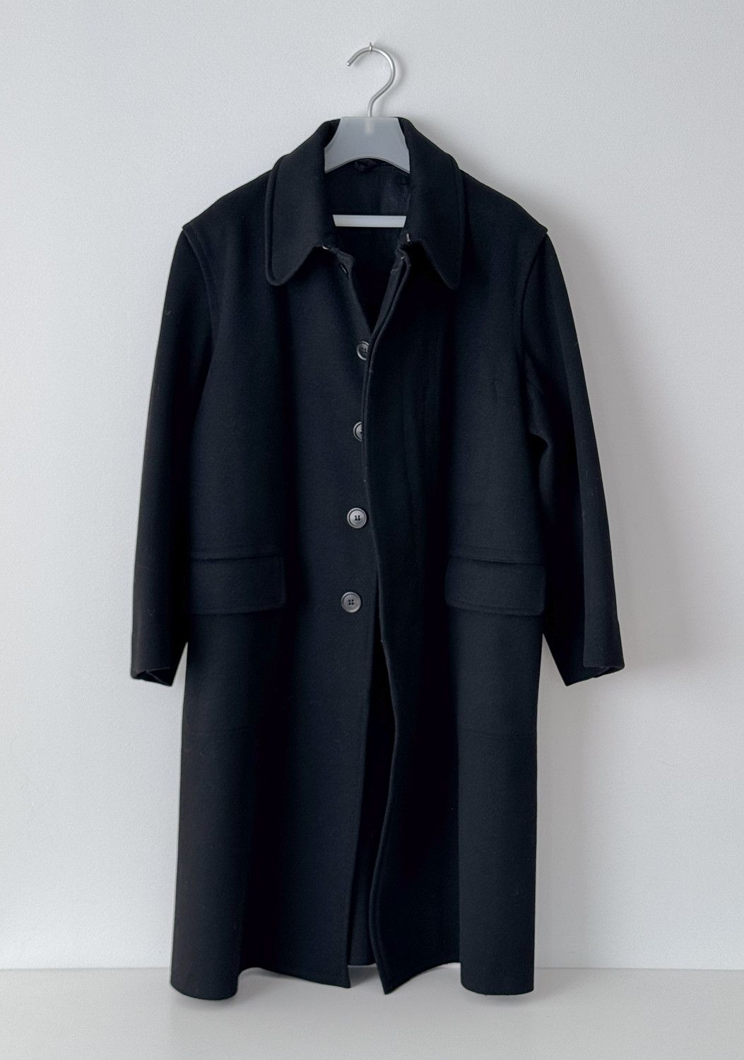 Vintage Vintage Japanese Trench Overcoat Wool Size US S / EU 44-46 / 1 - 4 Thumbnail