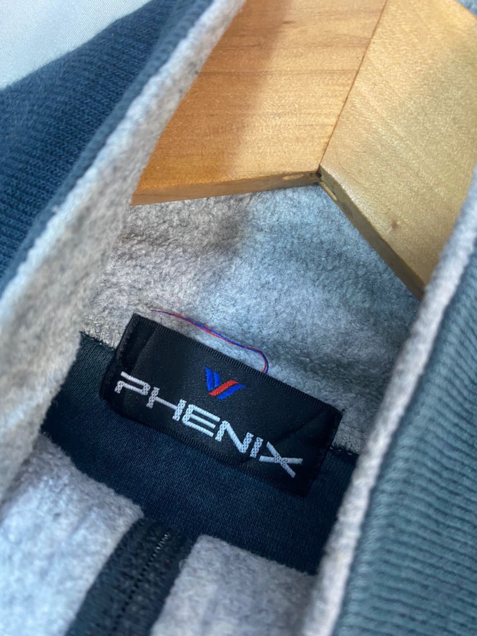 Japanese Brand × Phenix Phenix half zipper distressed long sleeve shirt Size US M / EU 48-50 / 2 - 4 Thumbnail