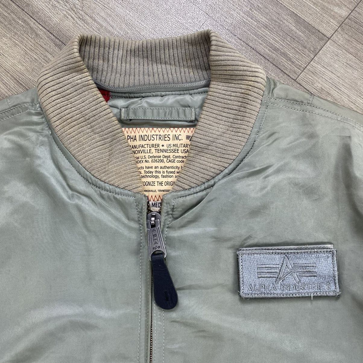 Alpha Industries 1968 Vintage Alpha Industries MA-1 OG Military Bomber Jacket Size US M / EU 48-50 / 2 - 4 Thumbnail
