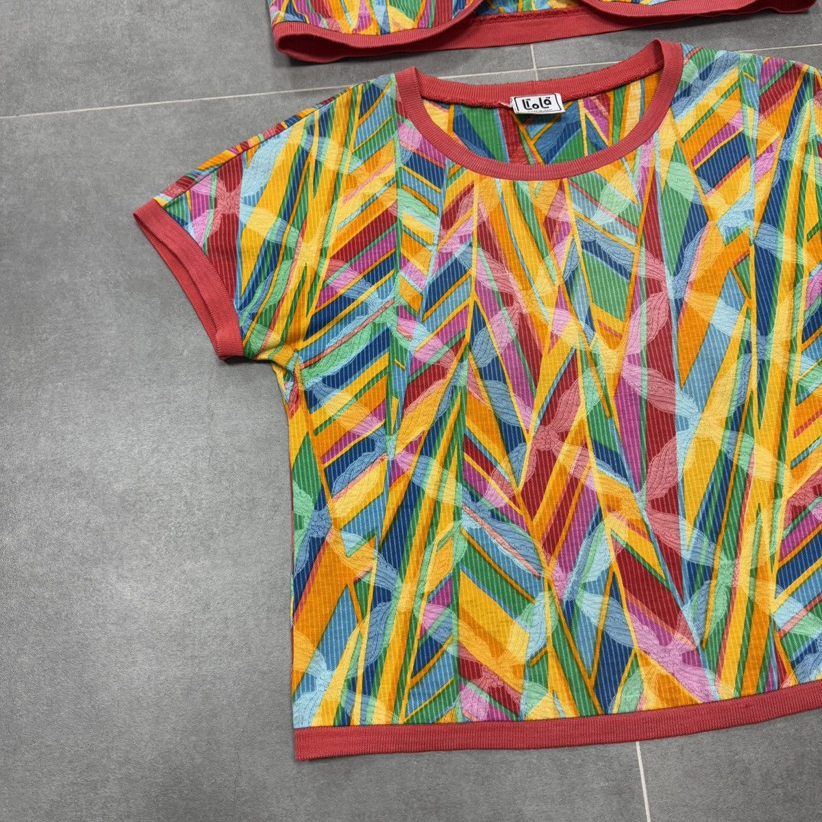 Other Vintage Liola Women T-Shirt / Cardigan Size M Made in Italy Size M / US 6-8 / IT 42-44 - 4 Thumbnail