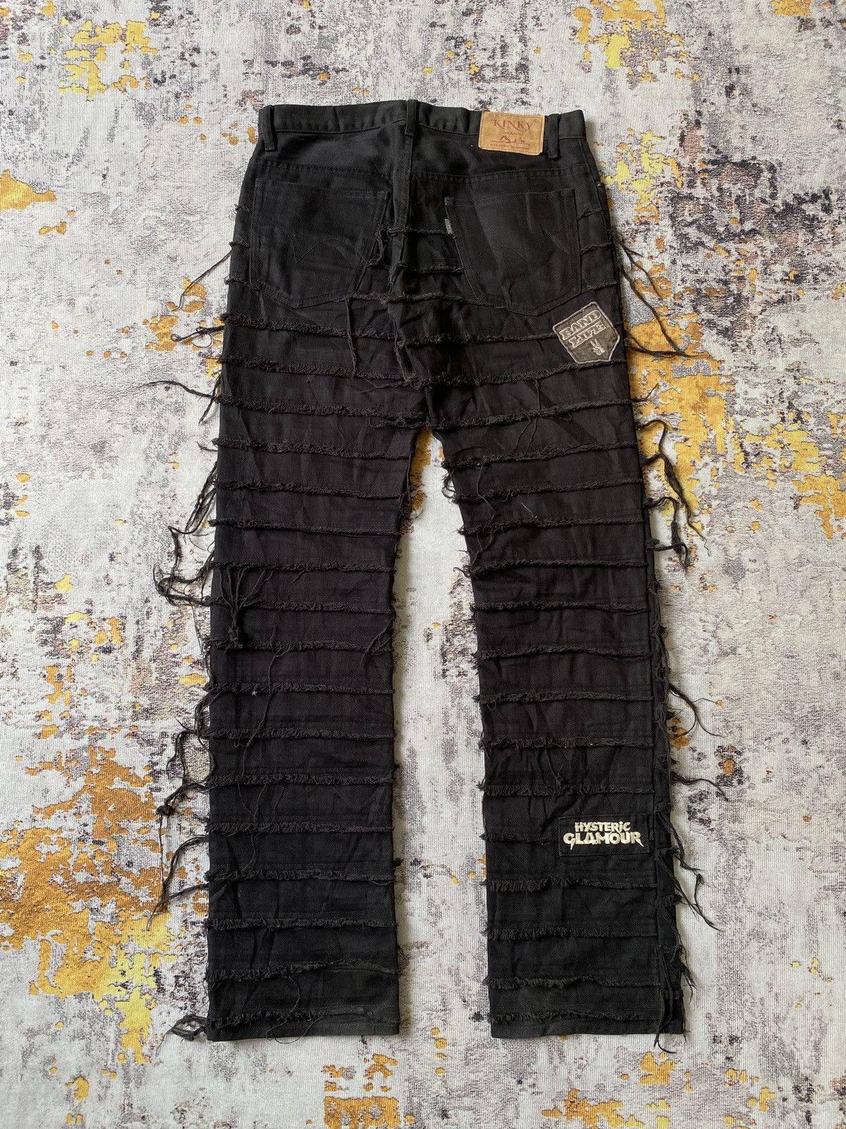 Hysteric Glamour 90’s Hysteric Glamour Black Crust Hagi Patches Denim Size US 32 / EU 48 - 2 Thumbnail