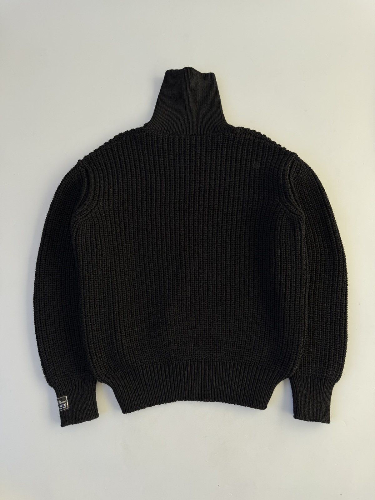 Raf Simons Raf Simons Zip Up Bulky Knit Turtleneck Cardigan Size US S / EU 44-46 / 1 - 2 Thumbnail