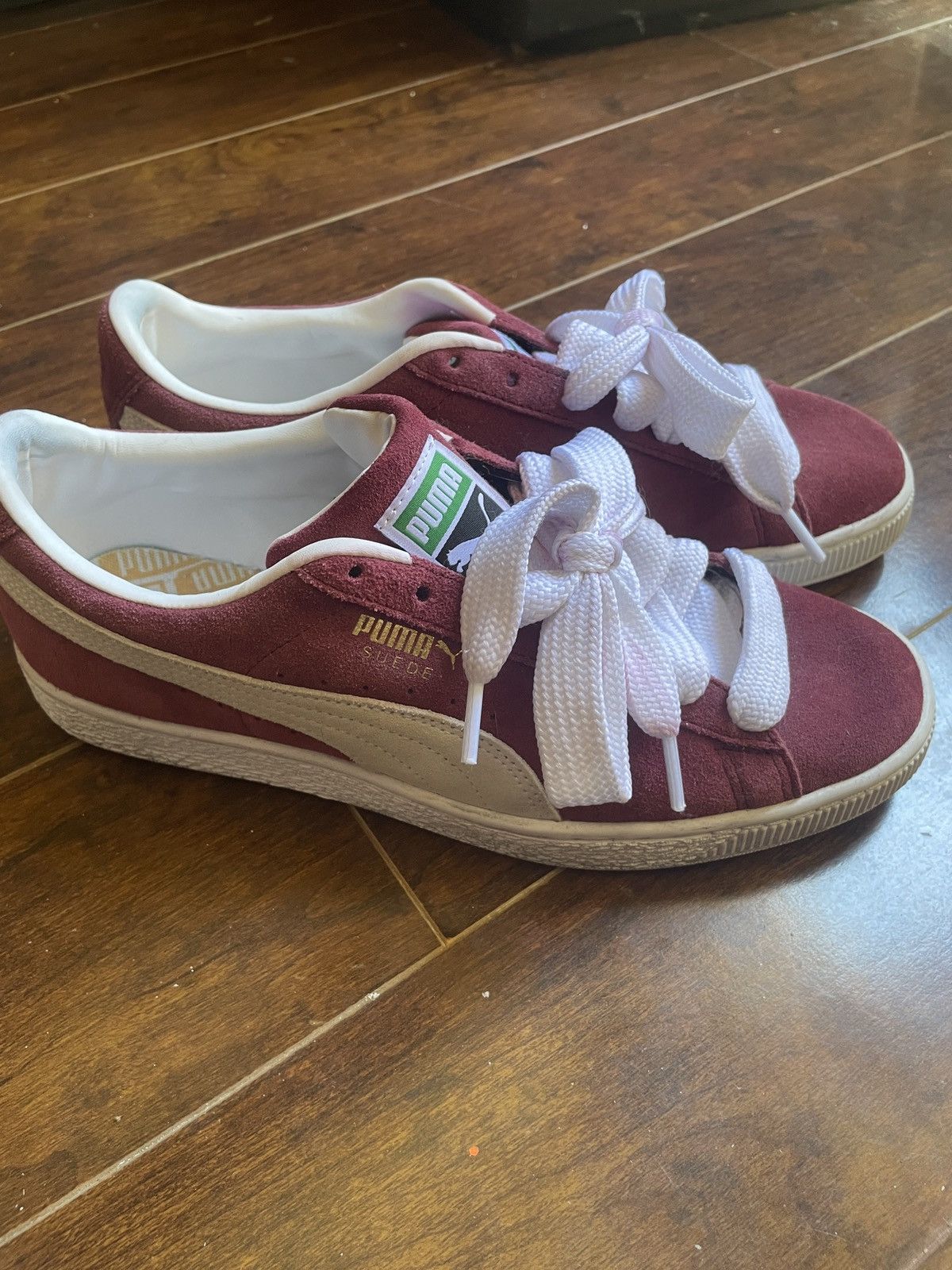 Puma Puma suede maroon royal size 9 burgundy Size US 9 / EU 42 - 4 Thumbnail