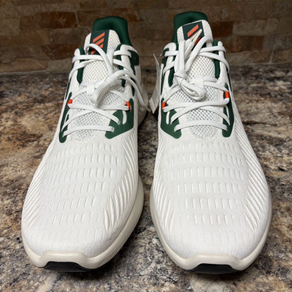 Adidas Adidas AlphaBounce+ U University of Miami Hurricanes Size 18 Size US 15 / EU 48 - 3 Thumbnail