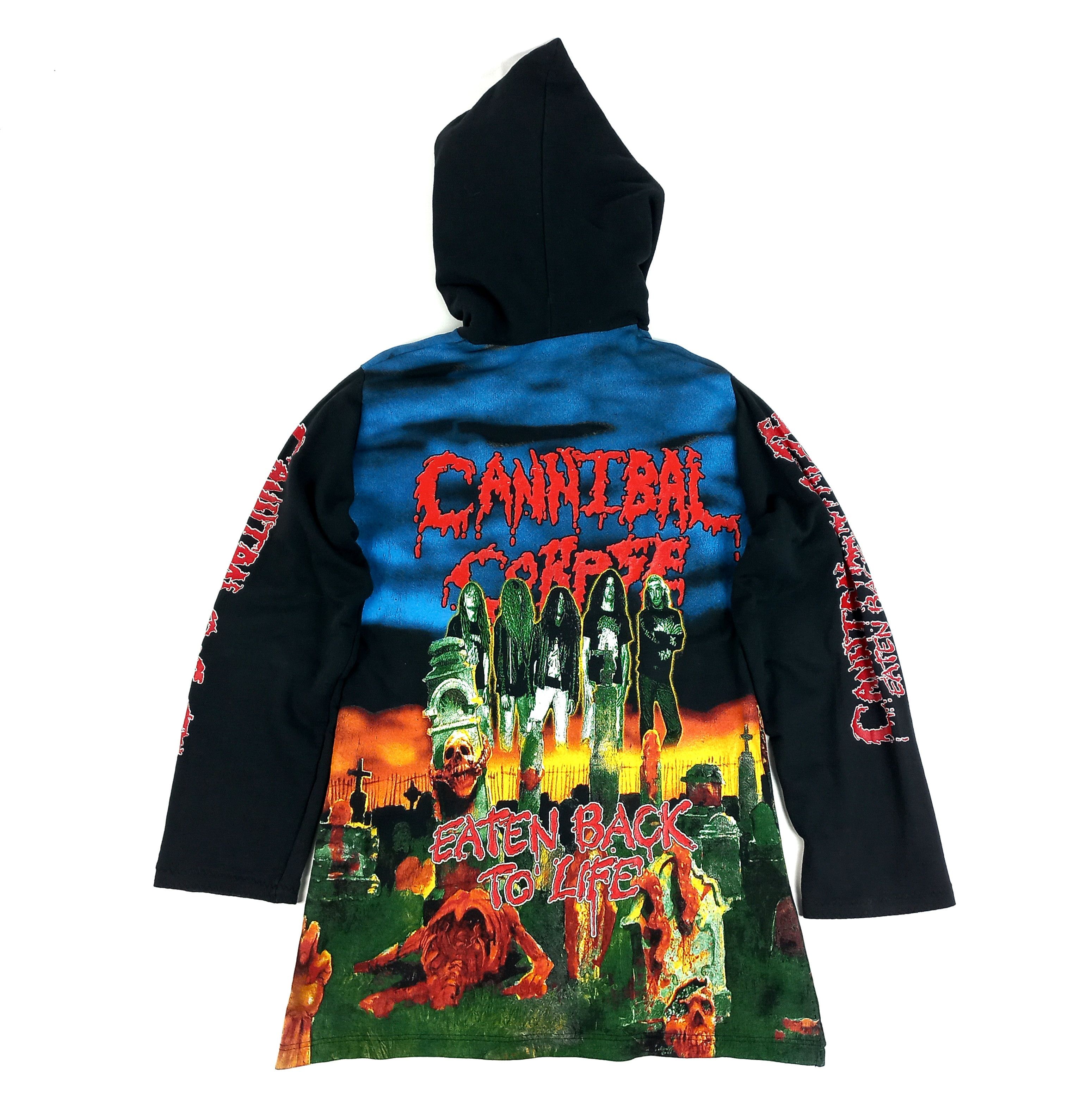Band Tees × Vintage Cannibal Corpse vintage overprint hoodie 00s Size US S / EU 44-46 / 1 - 6 Thumbnail