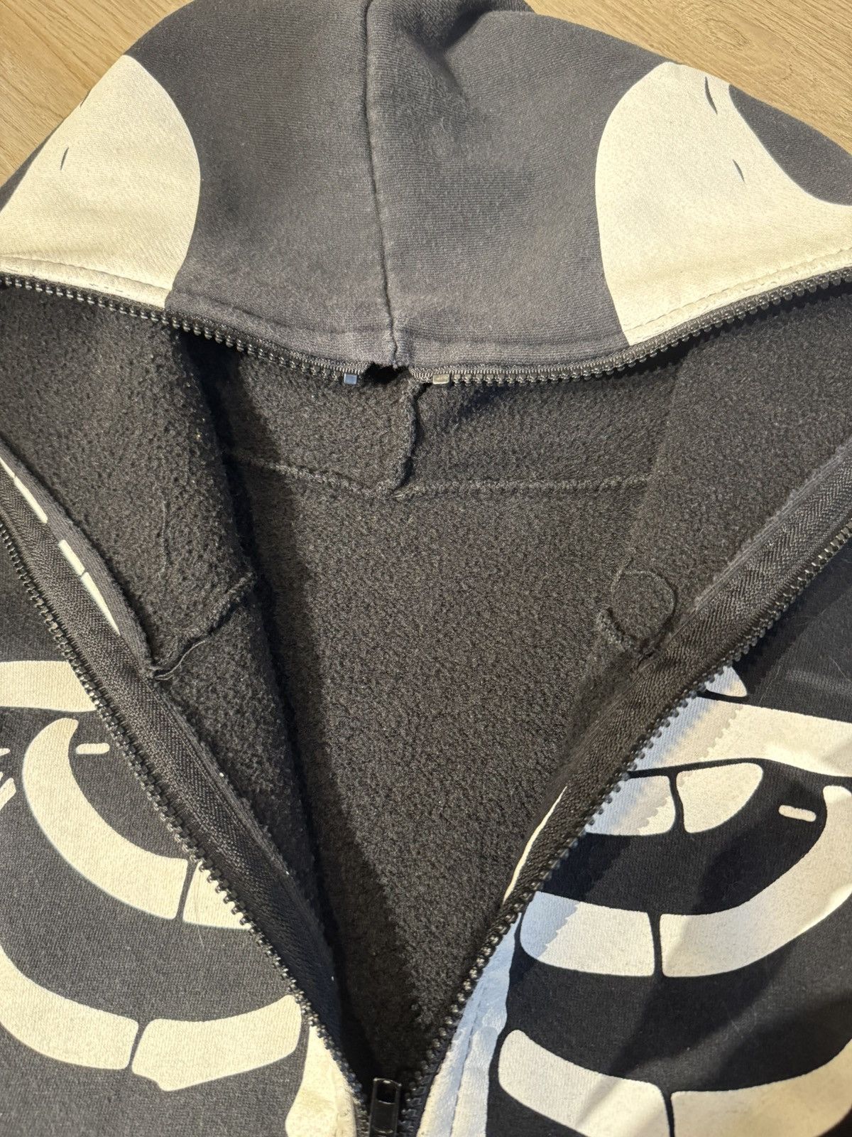 Japanese Brand SKULL SKELETON ZIP HOODIE LIKE PUNK STYLE Size US L / EU 52-54 / 3 - 6 Thumbnail