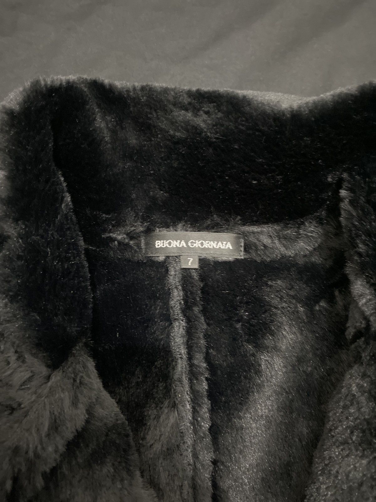 14th Addiction Vintage Buona Giornata Faux Fur Suede leather jacket Size US M / EU 48-50 / 2 - 6 Thumbnail