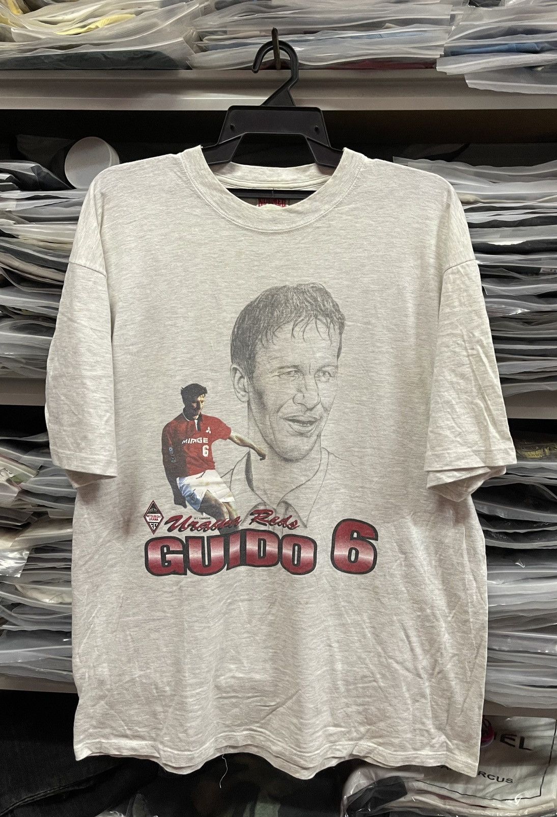 Other Vintage 90s J-League Urawa Reds No.6 Guido🔥🔥🔥 Size US L / EU 52-54 / 3 - 1 Thumbnail