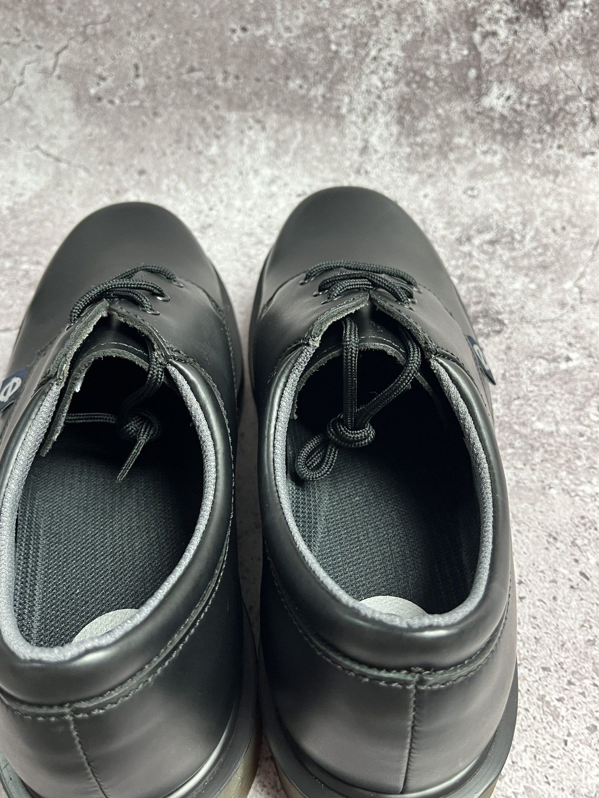 Dr. Martens Dr. Martens London Underground Black Leather Shoes Size US 12 / EU 45 - 6 Thumbnail
