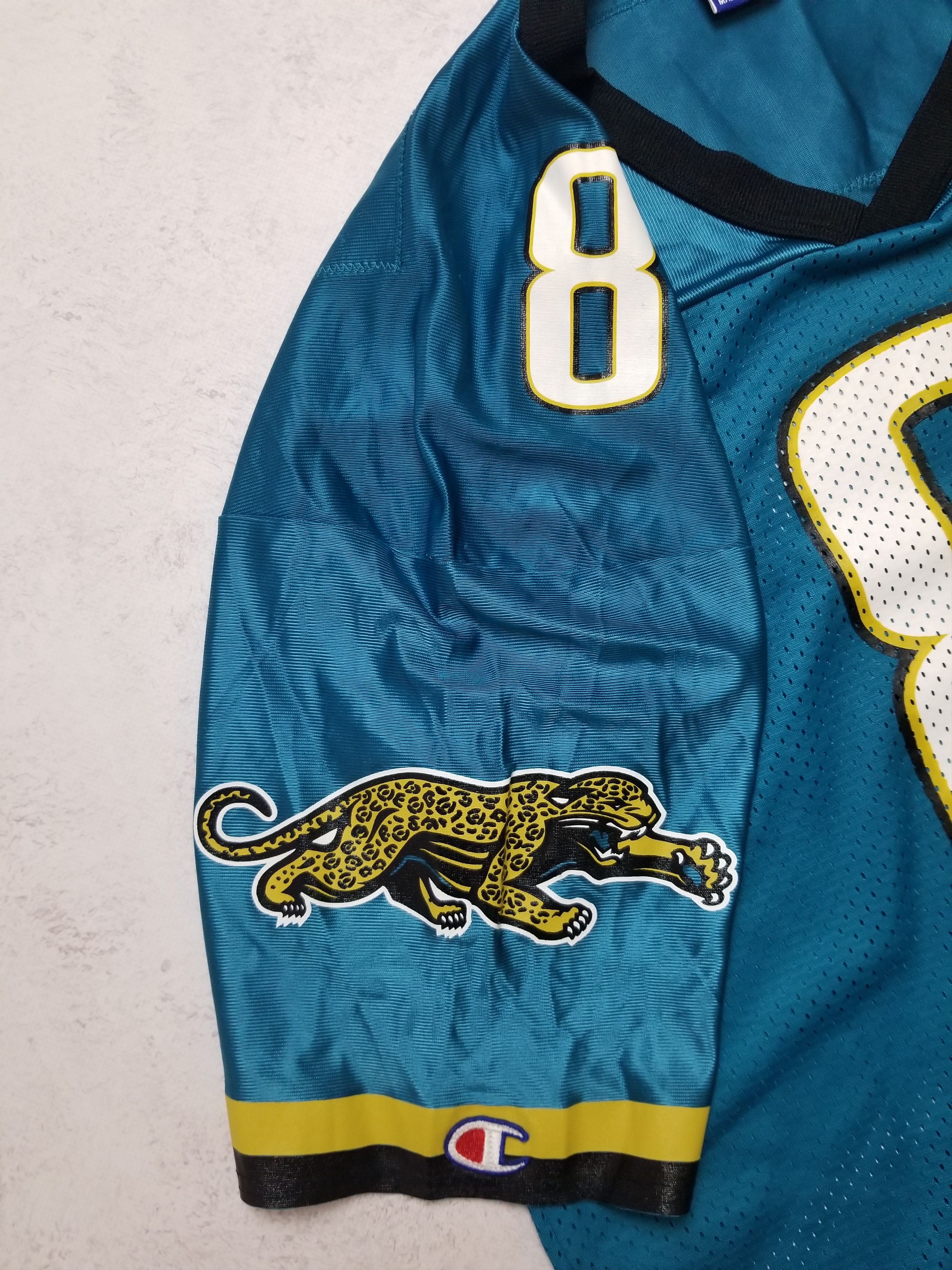 Champion VTG Champion Mark Brunell #8 Jacksonville Jaguars NFL Jersey Size US L / EU 52-54 / 3 - 13 Thumbnail