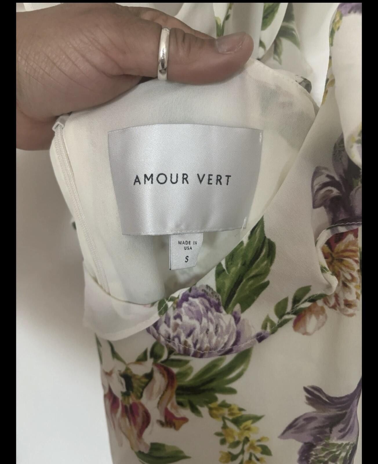 Other AMOUR VERT Floral Print Sleeveless Dress Size S / US 4 / IT 40 - 6 Thumbnail