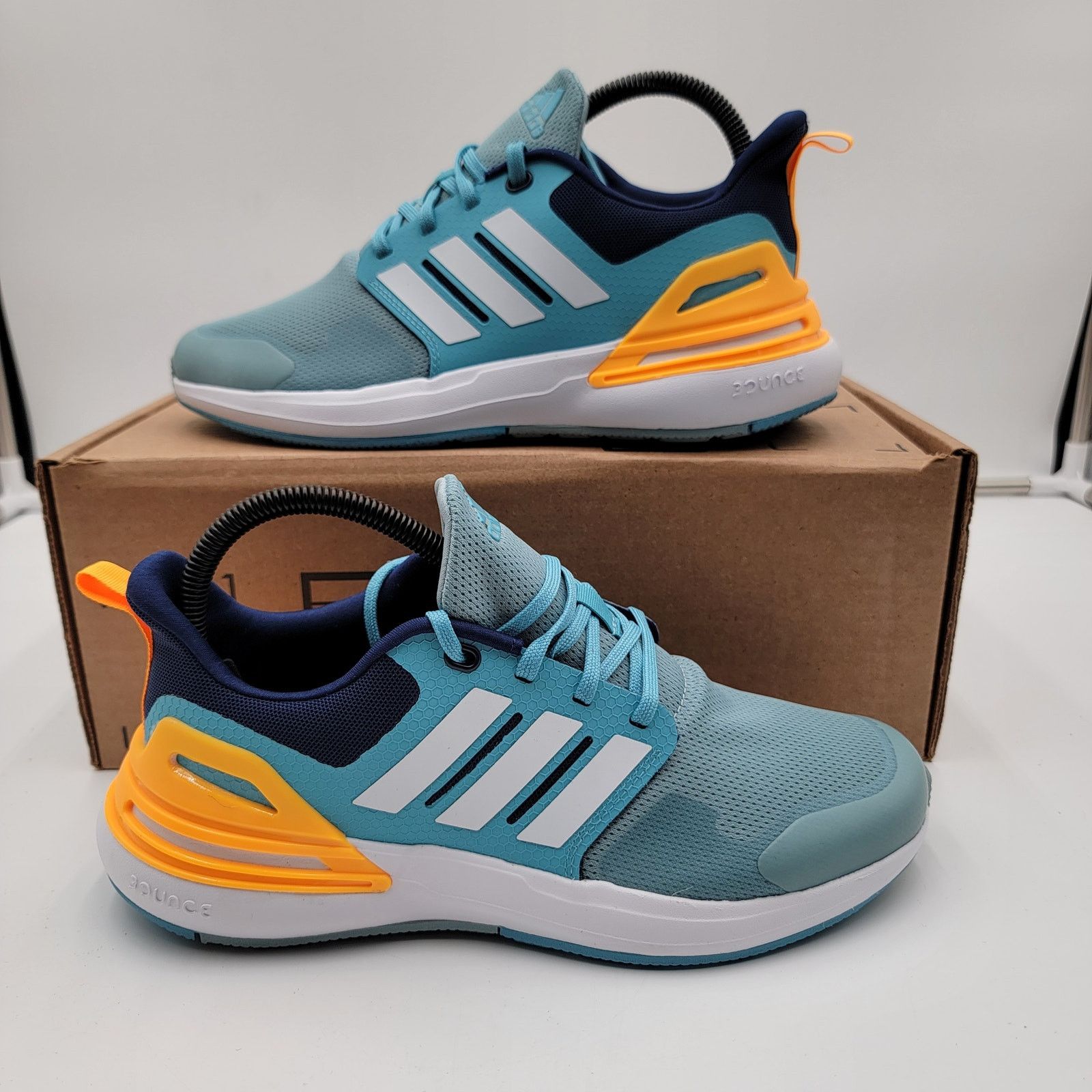 Adidas Mens Rapidasport Blue Running Shoes Size 5 Hp6126 (140)