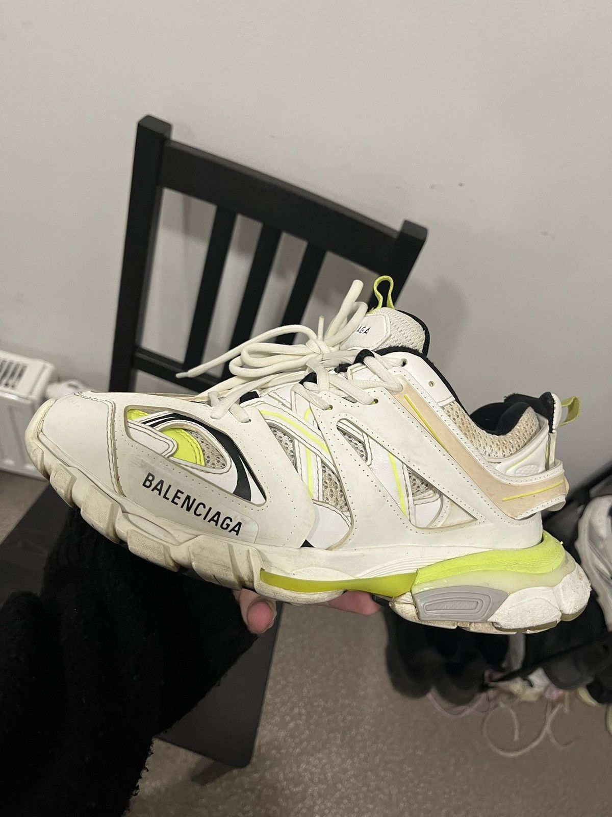 Balenciaga Balenciaga track v1 neon yellow white Size US 8 / EU 41 - 8 Thumbnail