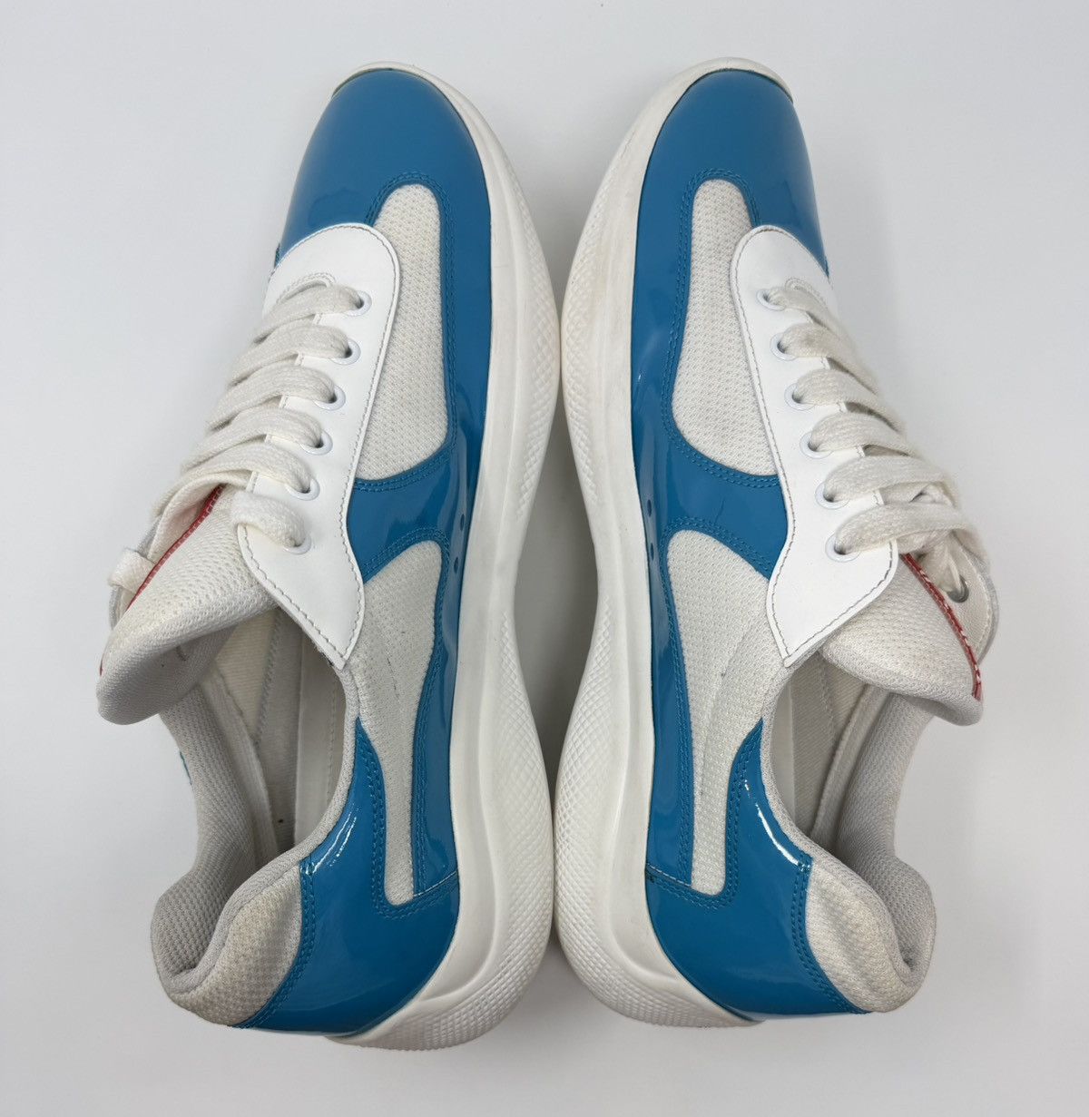 Prada Prada Americas Cup Sneaker Light Blue Size US 12 / EU 45 - 4 Thumbnail