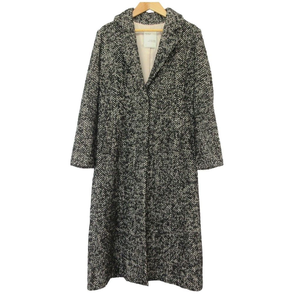 Other Other Her lip to Herringbone Wool Blend Coat Textile Outerwear 1223307066 DUTY FREE for USA Size ONE SIZE - 1 Thumbnail