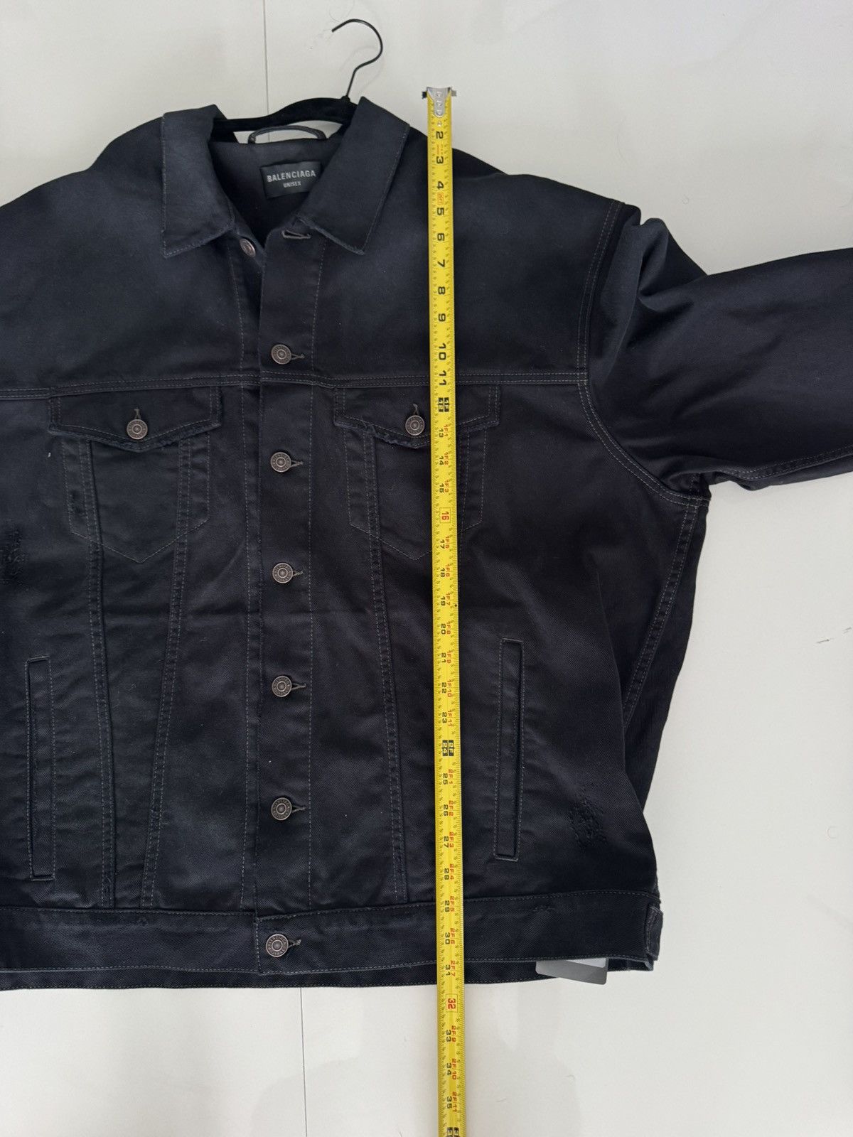 Balenciaga Balenciaga BB Icon Denim Jacket SZ 3 NWT Size US XL / EU 56 / 4 - 8 Thumbnail