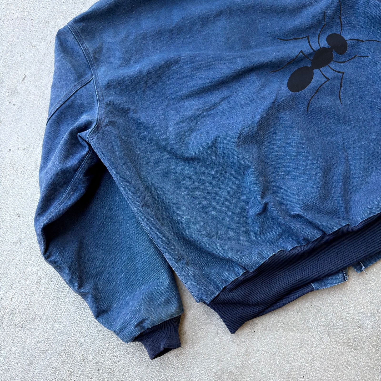 Carhartt × Vintage Carhartt J03 NVY Blue hooded work wear jacket Size US XXL / EU 58 / 5 - 6 Thumbnail