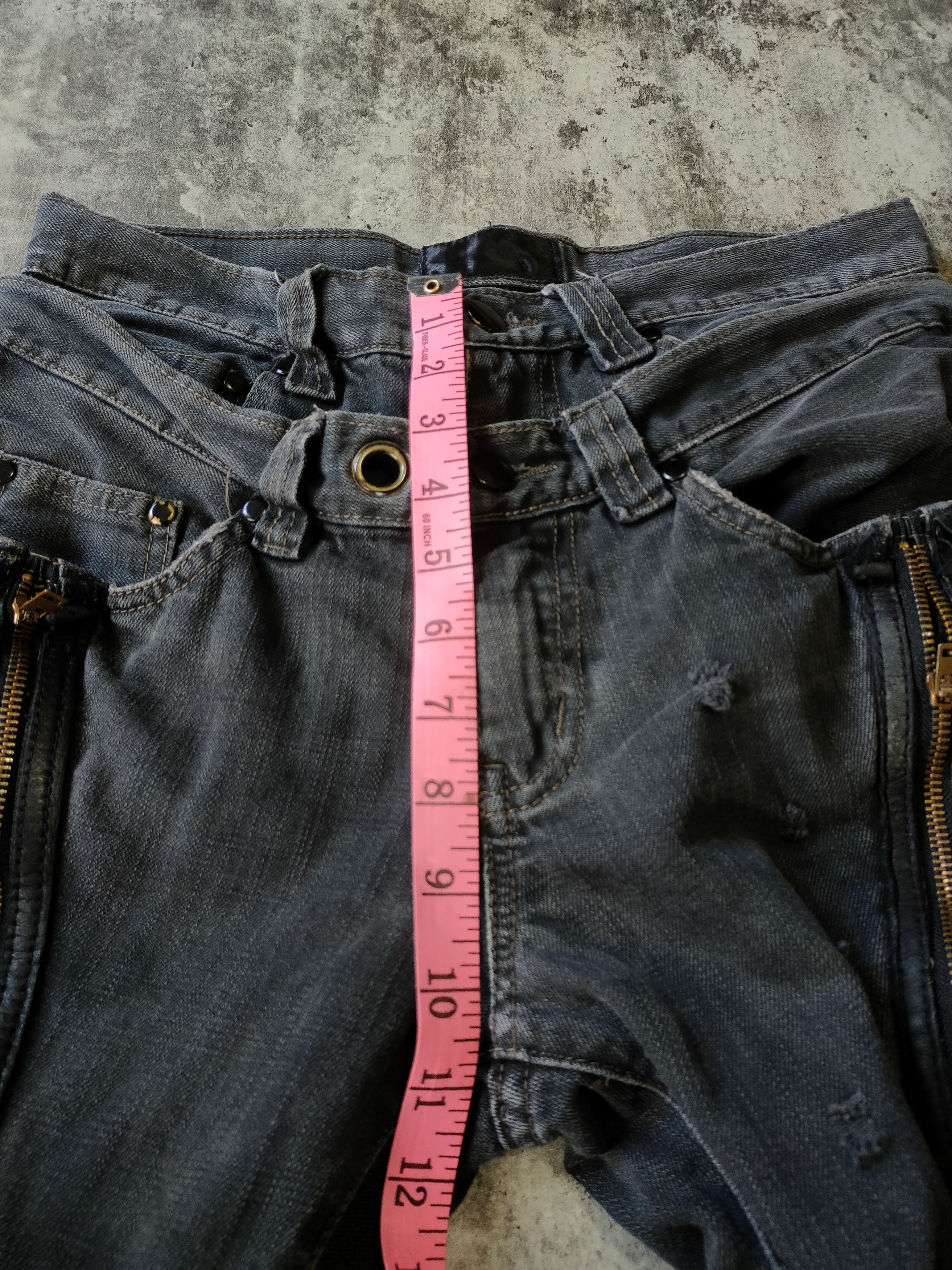 Hysteric Glamour Paper Double Weist Multipocket jeans Size US 31 - 18 Thumbnail