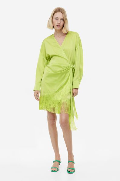 H&M H&M Wrap Dress Dress Size S / US 4 / IT 40 - 1 Thumbnail