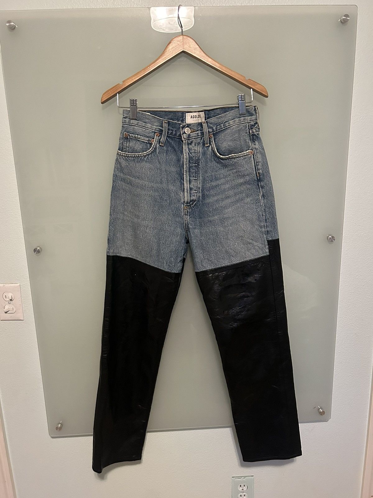 Agolde AGOLDE Pieced 90s Pinch Waist Pants Size 25" / US 0 / IT 36 - 1 Thumbnail